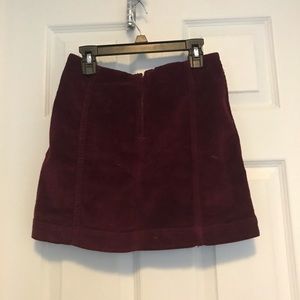 Corduroy skirt